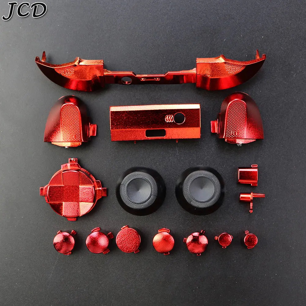 for Xbox Series X S Controller Chrome Buttons Kit L R LB RB Bumper Trigger Buttons Mod Kit Game Accessories