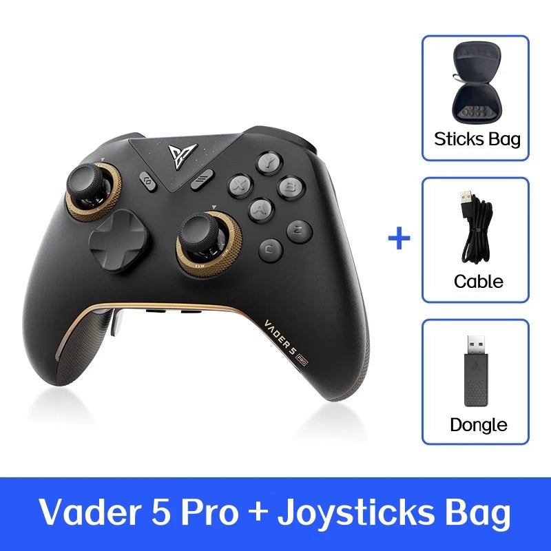 VADER 5 Pro Game Handle Freely Adjustable Tension FORCESWITCH Triggers Game Controller Multi-Support Pc/Ns/Mobile/Tv
