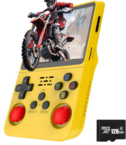 R36S Retro Video Game Console 3.5 Inch IPS Screen Linux System Handheld Game Consola Open Source Portable Game Player Boys Gift