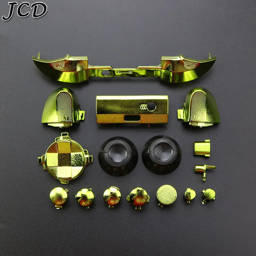 for Xbox Series X S Controller Chrome Buttons Kit L R LB RB Bumper Trigger Buttons Mod Kit Game Accessories
