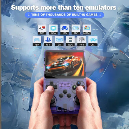 R36S Retro Video Game Console 3.5 Inch IPS Screen Linux System Handheld Game Consola Open Source Portable Game Player Boys Gift