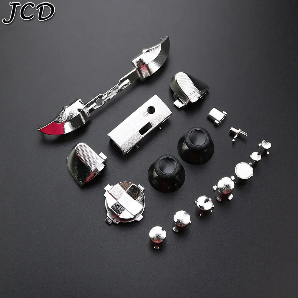 for Xbox Series X S Controller Chrome Buttons Kit L R LB RB Bumper Trigger Buttons Mod Kit Game Accessories
