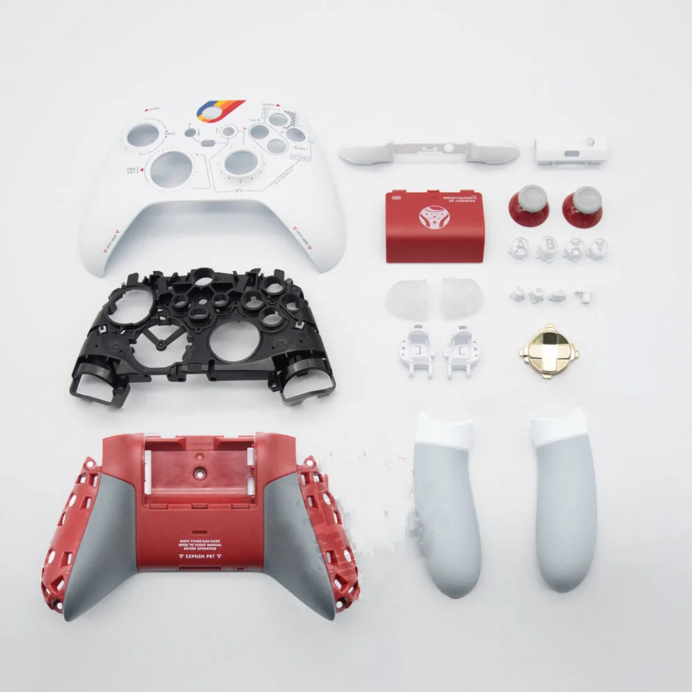 For Xbox One Series X Series S Controller Starfield Edition Full Housing Shell Faceplate Buttom Case Rear Handle Grips Buttons