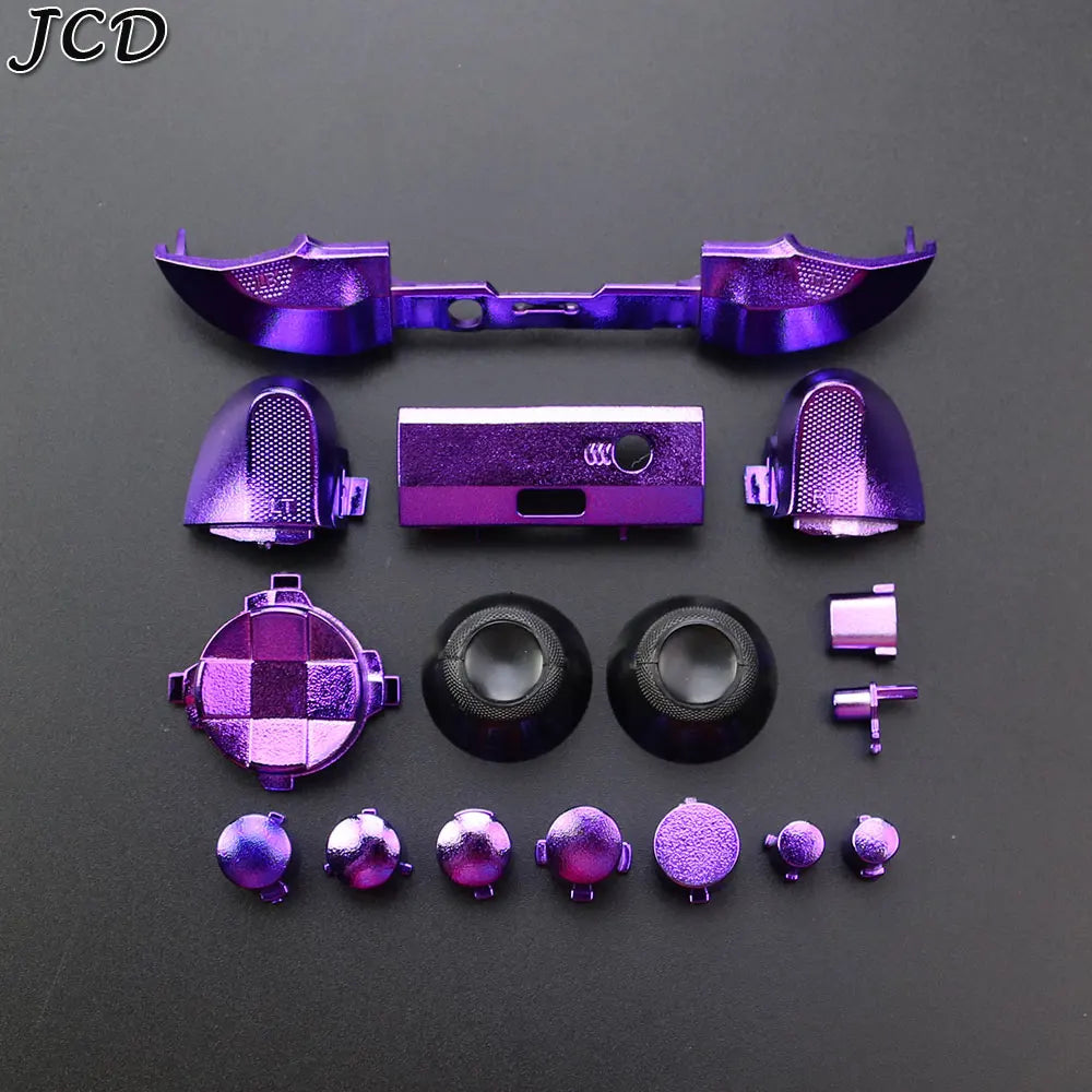 for Xbox Series X S Controller Chrome Buttons Kit L R LB RB Bumper Trigger Buttons Mod Kit Game Accessories