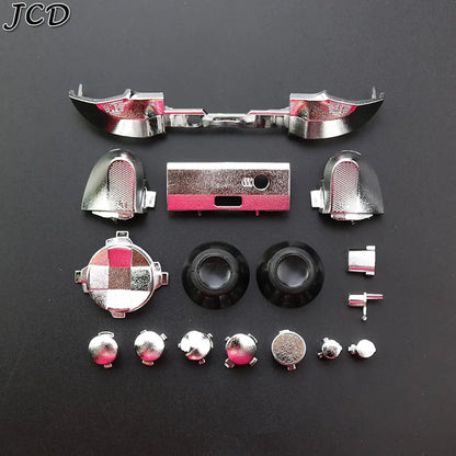 for Xbox Series X S Controller Chrome Buttons Kit L R LB RB Bumper Trigger Buttons Mod Kit Game Accessories