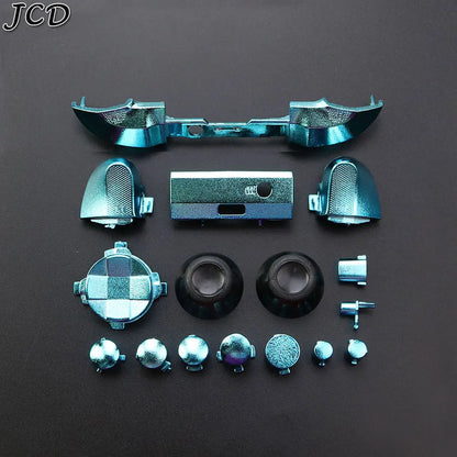 for Xbox Series X S Controller Chrome Buttons Kit L R LB RB Bumper Trigger Buttons Mod Kit Game Accessories