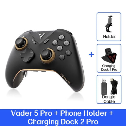 VADER 5 Pro Game Handle Freely Adjustable Tension FORCESWITCH Triggers Game Controller Multi-Support Pc/Ns/Mobile/Tv