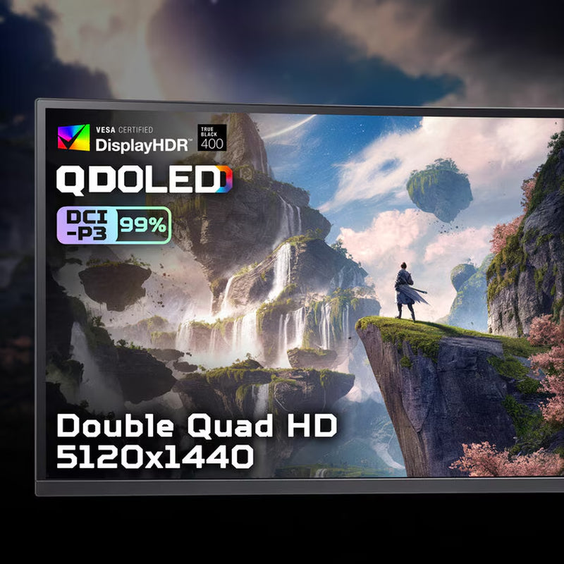 Predator X49 X 49 Inch DQHD 240Hz QD-OLED Gaming Monitor, UM.SXXEE.X02