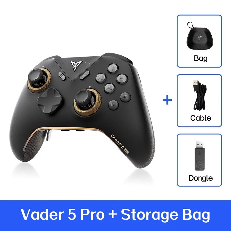 VADER 5 Pro Game Handle Freely Adjustable Tension FORCESWITCH Triggers Game Controller Multi-Support Pc/Ns/Mobile/Tv