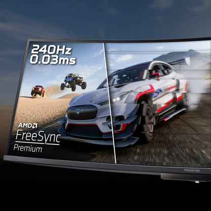 Predator X49 X 49 Inch DQHD 240Hz QD-OLED Gaming Monitor, UM.SXXEE.X02