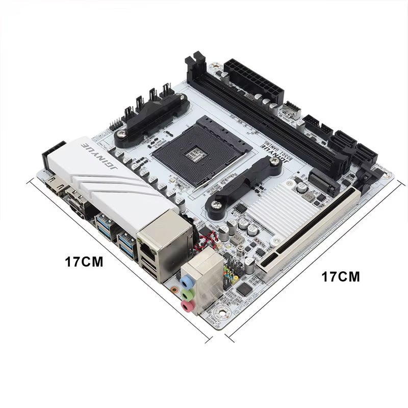 JINGYUE B550I GAMING Motherboard AM4 Pcie 4.0 Dual M.2 DDR4 Mini-Itx for AMD Ryzen 5000 4000 Gaming PC