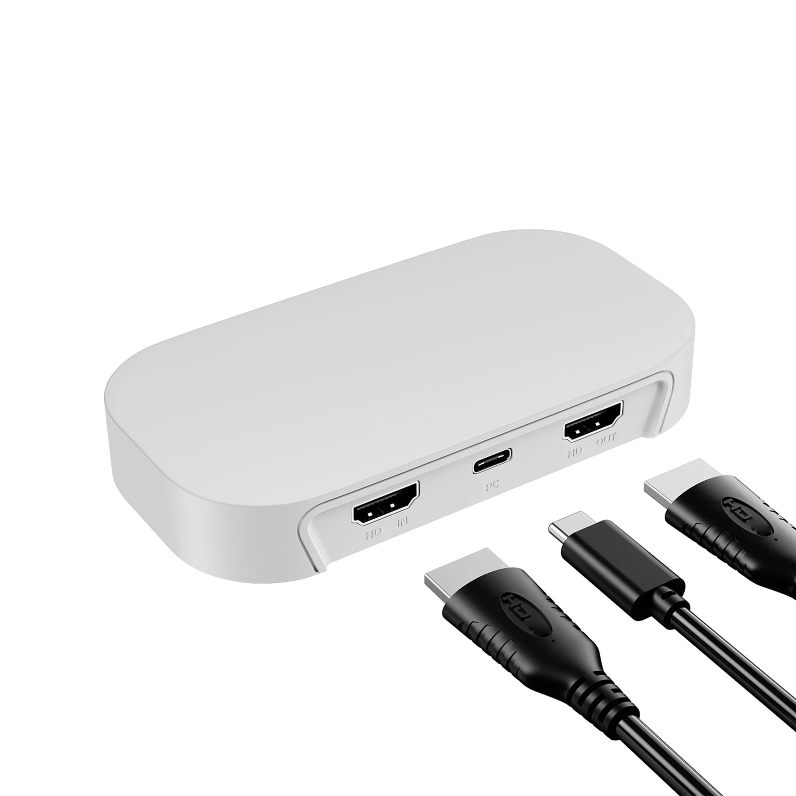 Video Capture Card Ultra-Low Latency 4K HD Passthrough Video Audio Capture Device for Streaming and Recording OBS Compatible