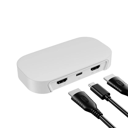 Video Capture Card Ultra-Low Latency 4K HD Passthrough Video Audio Capture Device for Streaming and Recording OBS Compatible