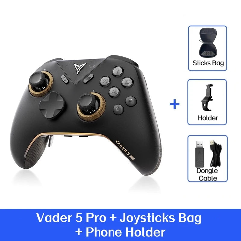 VADER 5 Pro Game Handle Freely Adjustable Tension FORCESWITCH Triggers Game Controller Multi-Support Pc/Ns/Mobile/Tv