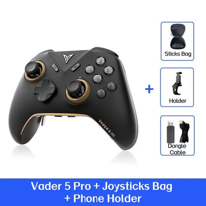 VADER 5 Pro Game Handle Freely Adjustable Tension FORCESWITCH Triggers Game Controller Multi-Support Pc/Ns/Mobile/Tv