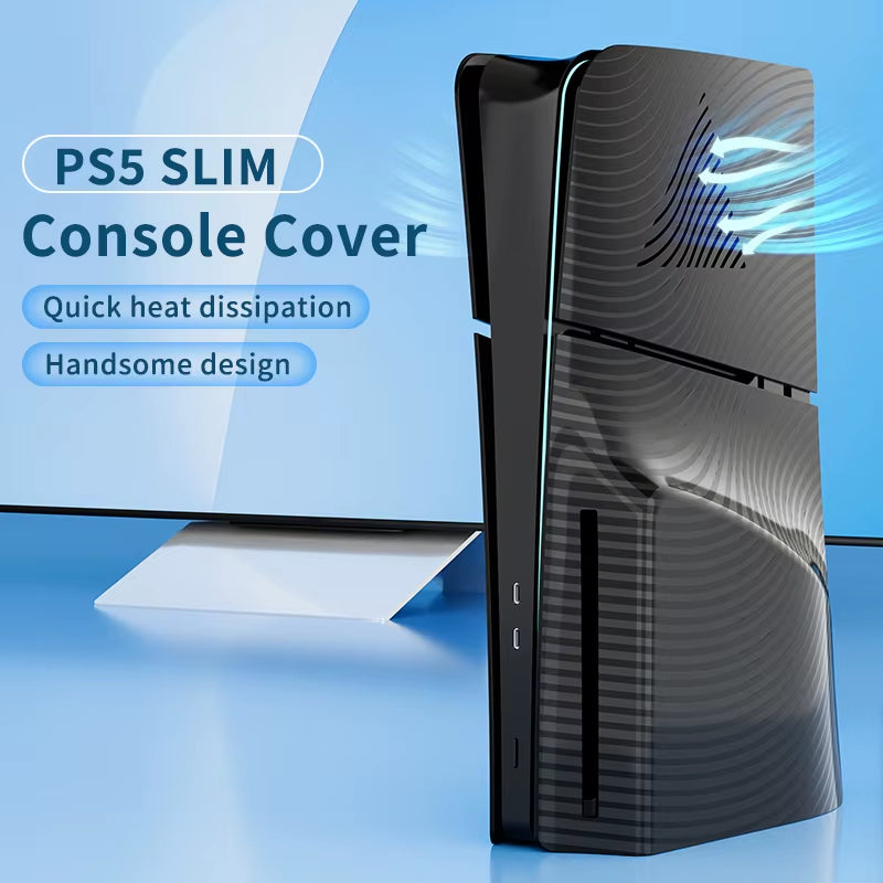 Premium ABS Replacement Shell Anti-Scratch Faceplate Protective Shell Cover F PS5 Slim Digital/Disc Edition Console Case