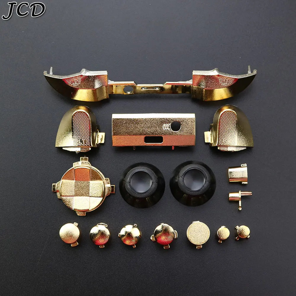 for Xbox Series X S Controller Chrome Buttons Kit L R LB RB Bumper Trigger Buttons Mod Kit Game Accessories
